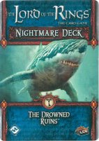 The Lord of the Rings Card Game The Drowned Ruins Nightmare Deck FFGUMEN48